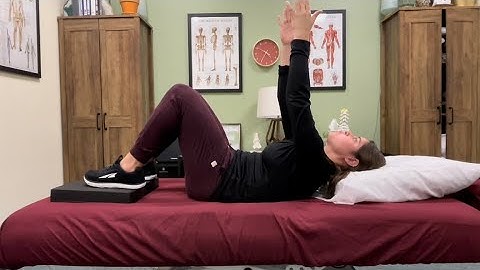 Hook-Lying Pelvis and Ribcage Repositioning with Reach