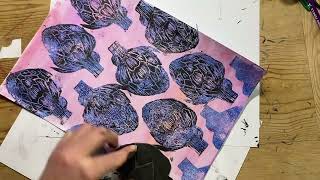 Lino Printing Simple Patterns