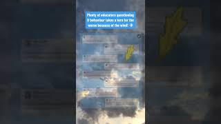 Does the wind really change children’s behaviour