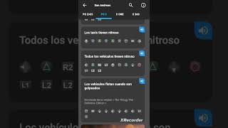todo los trucos de gta san Andreas para PS3