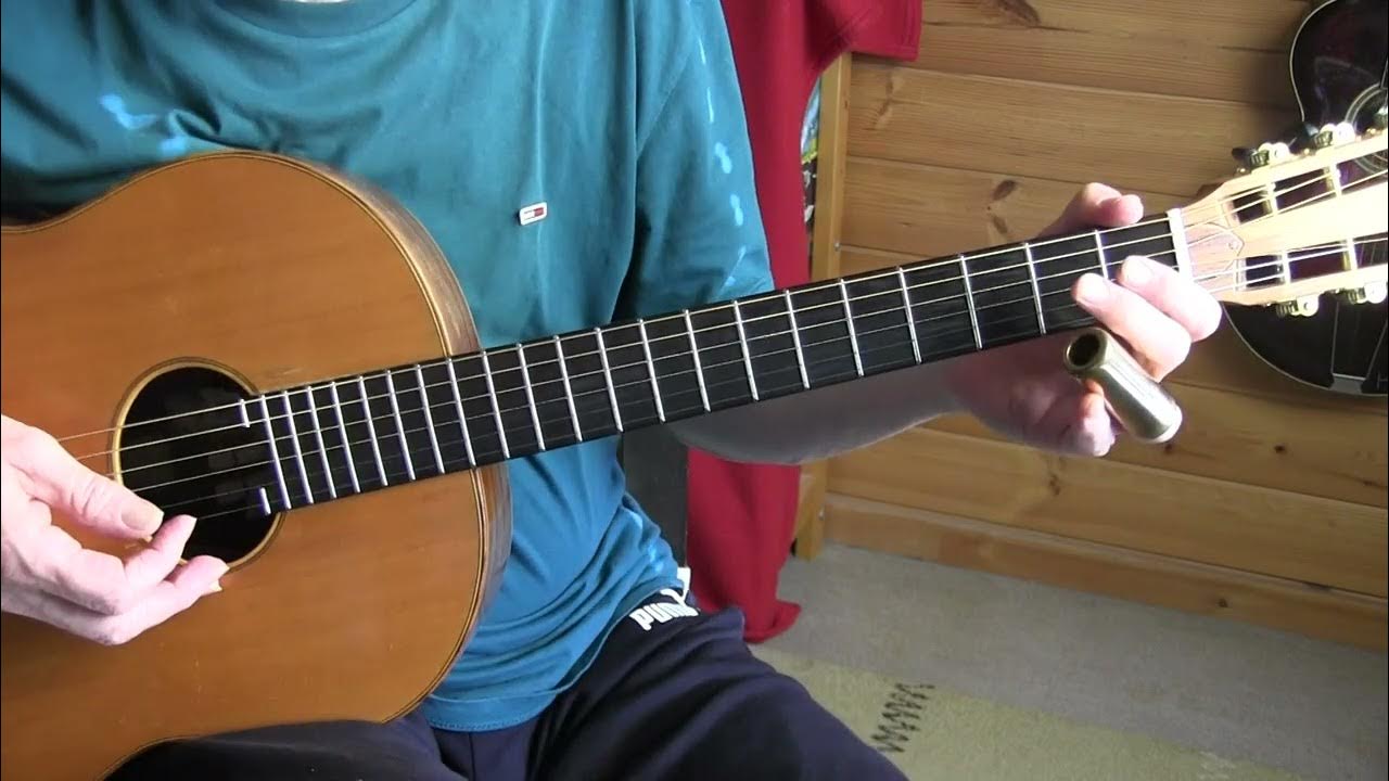 Greyhound Blues Slide Guitar Lesson in Open D YouTube