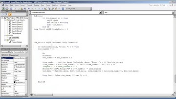 Web Scraper VBA Application1.28-Outputting Parsed Data to a Worksheet Column