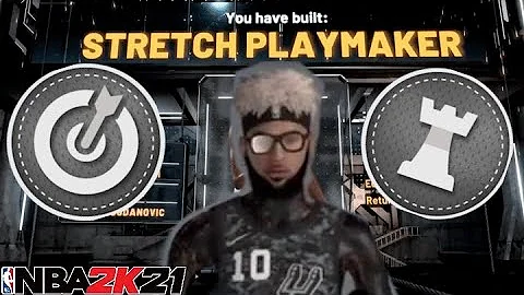 *NEW* BEST STRETCH PLAYMAKER ON NBA 2K21 + BEST WAY TO MAKE A STRETCH PLAYMAKER