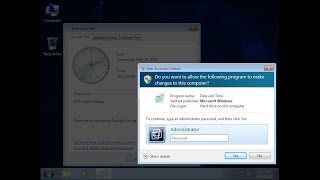 Cant Change Date and Time  without admin rights ?