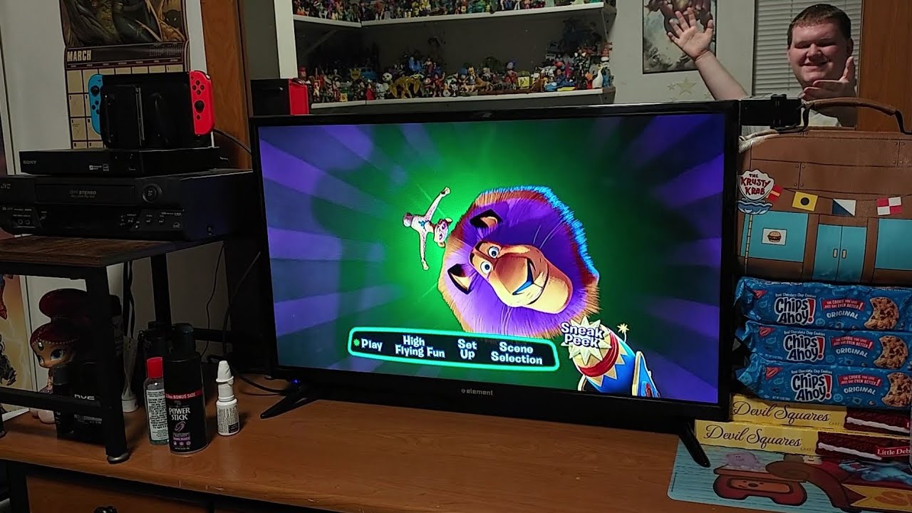 Меню пошагового руководства по фильму DreamWorks «Мадагаскар 3: самый разыскиваемый в Европе DVD ...