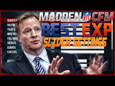 Madden CFM Tips: Best EXP Slider Settings!