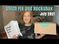 Stitch Fix and Rocksbox | July 2021 | Unboxing and Try-On