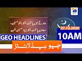 Geo Headlines 10 AM | 27th December 2020