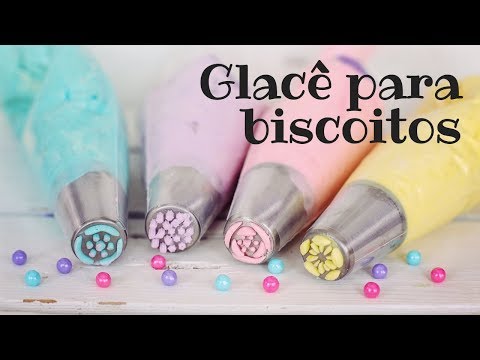 Vídeo: Glacê Colorido Para Biscoitos - Uma Receita Passo A Passo Com Uma Foto