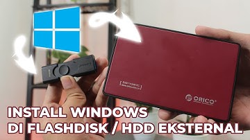 CARA MENGGUNAKAN WINTOUSB INSTALL WINDOWS DI FLASHDISK ATAU HDD EKSTERNAL !!! #KINGSHARING 8