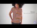 Marisol tee from berroco summer sesame collection 360