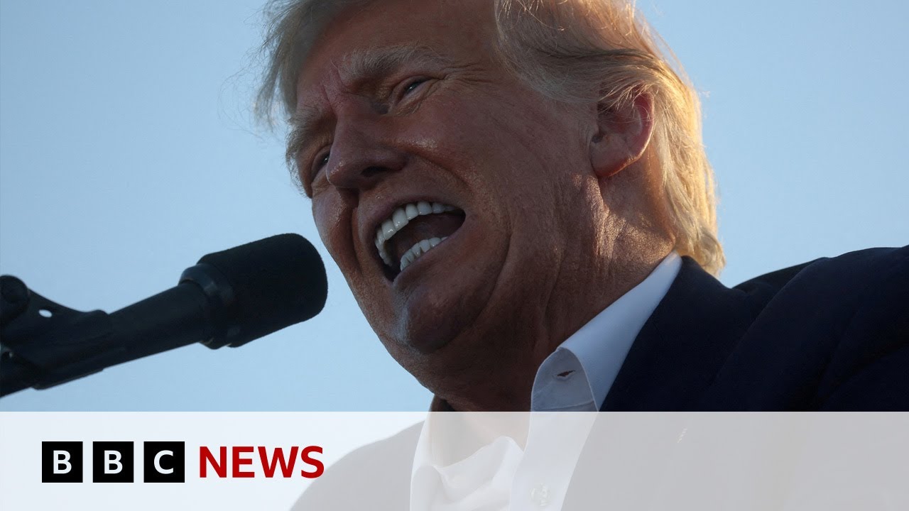 ⁣Donald Trump to fly to New York ahead of US court hearing - BBC News