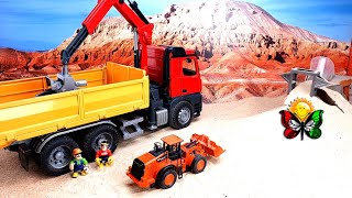 العاصفة الرملية! آلات البناء في الرمال! 2020 فيديو عن السيارات