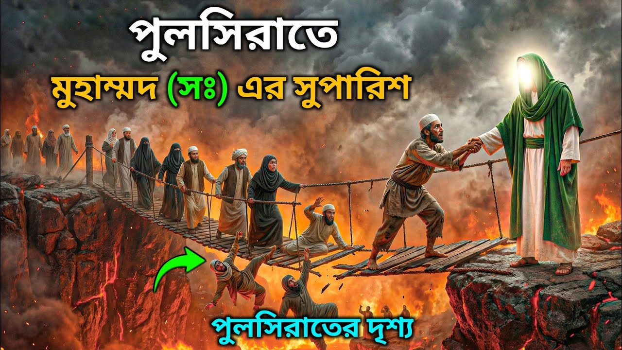 কিয়ামতের দিন হযরত মুহাম্মদ (সা) তার উম্মতকে | পুলসিরাতে কীভাবে পার করবে | Day of Judgment