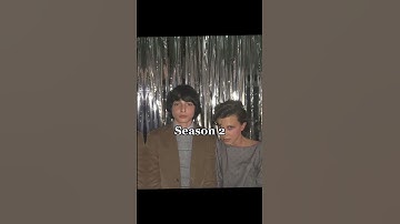 Mike and eleven through out the seasons. #strangerthings #shorts