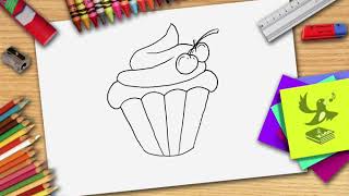 Hoe Teken Je Een Cupcake Zelf Cupcakes Leren Tekenen