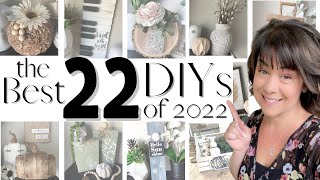22 *BEST* DIYs of 2022 | HIGH END DIY DECOR MEGAVIDEO