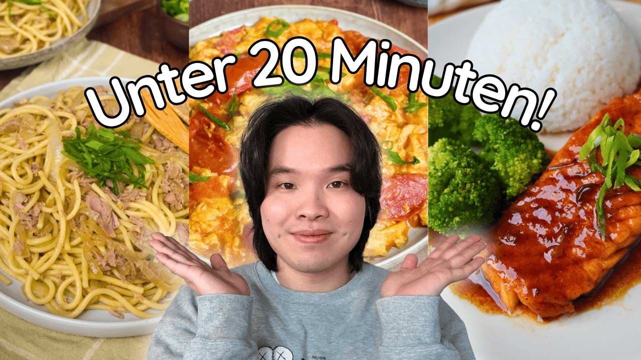 3 einfache japanische Rezepte, die ich wirklich so koche (unter 20 Minuten)