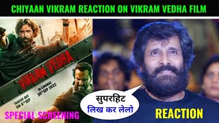 Chiyaan Vikram Reaction on Vikram vedha film | Haritik roshna & saifali khan  Chiyaan Vikram Review