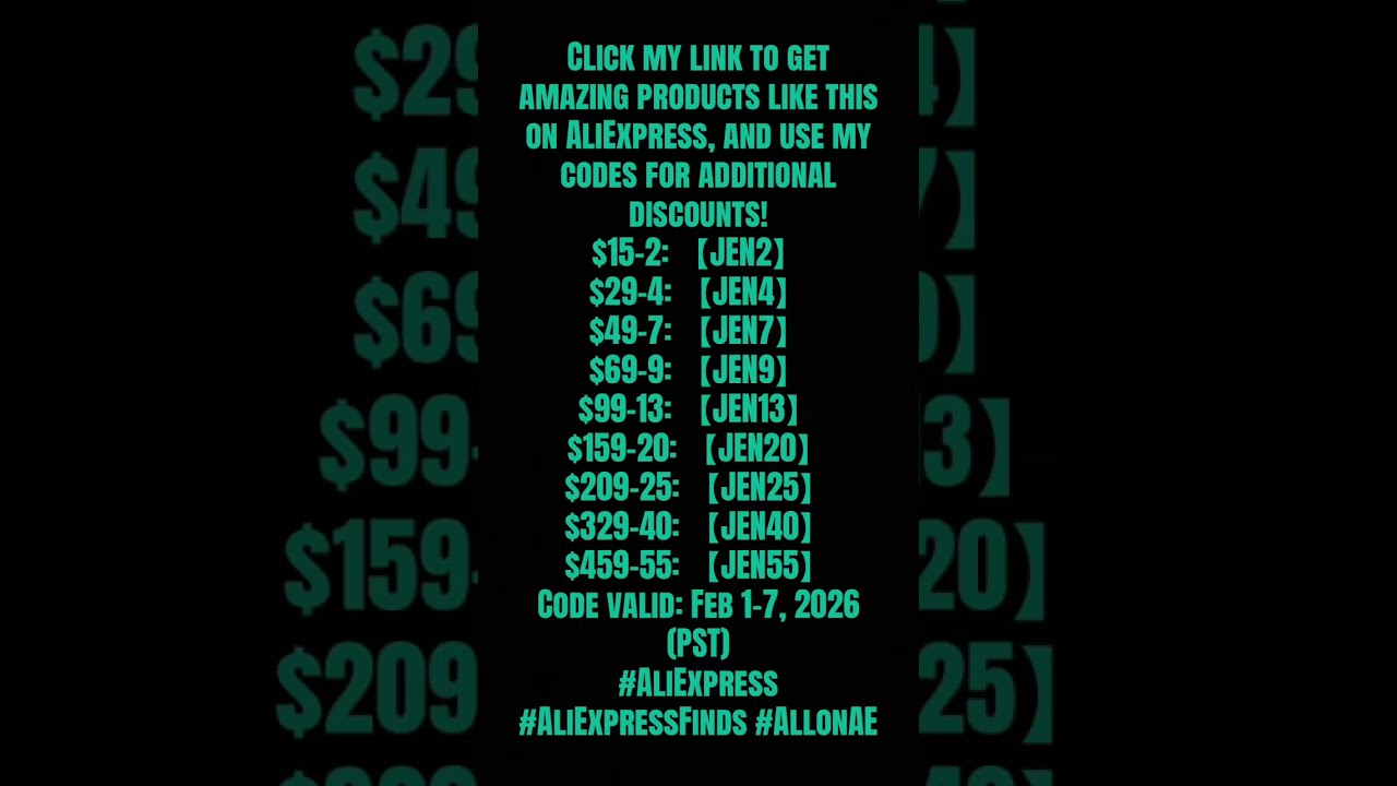 Exclusive AliExpress discount codes 