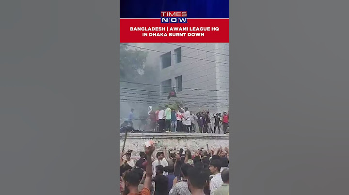 Bangladesh On Boil: Awami League's Party Headquarters In Dhaka Burnt Down | Watch #shorts