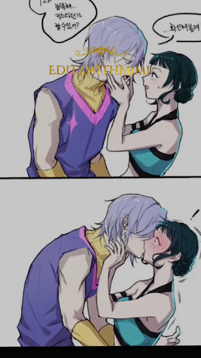 Kissing 😘💋🌚😵‍💫 // Zoey x Mystery 💞 // #kpopdemonhunters #edit #mimi #shorts #trending #new #mystery