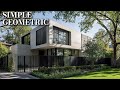 Simple Geometric Modern House Design Ideas That Help Save Your Budget