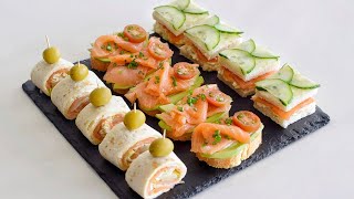 3 CANAPÉS RECIPES with Smoked Salmon for your Party | Easy and Delicious | DarixLAB by DarixLAB 391,989 views 7 months ago 3 minutes, 13 seconds