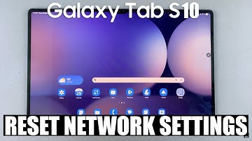 How To Reset Network Settings  On Samsung Galaxy Tab S10 / S10 Ultra