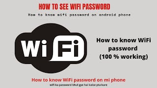 How to find wifi password when you already connected in phone?|how to see wifi password in android screenshot 3