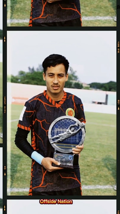 federation cup best goalkeeper award for Mitul Marma #federationcup