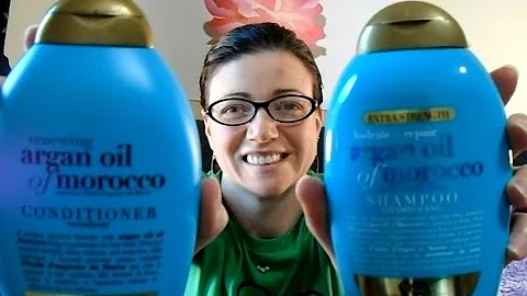 OGX extra strength argan oil of morocco review for rosacea prone and sensitive skin | Rosy JulieBC