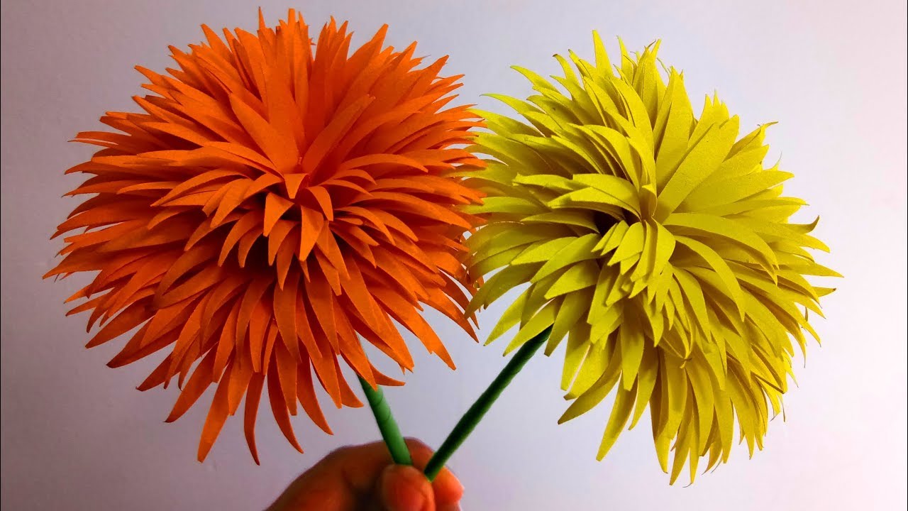 Dandelion Tissue Paper Flowers