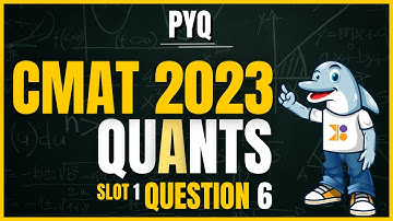 CMAT | CMAT 2023 Quant, Slot 1 | Q6: Video Solution | #cmatprep #cmat #doubtpucho #cmatpreparation