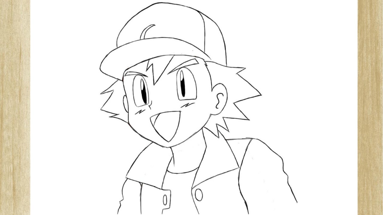 COMO DIBUJAR A ASH KETCHUM DE POKÉMON - thptnganamst.edu.vn