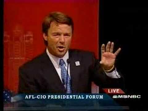 John Edwards - AFL-CIO Debate - Health Care