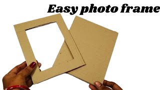 Easy photo Frame | Easy picture frame DIY | Photo Frame making at home | DIY photo frame screenshot 4