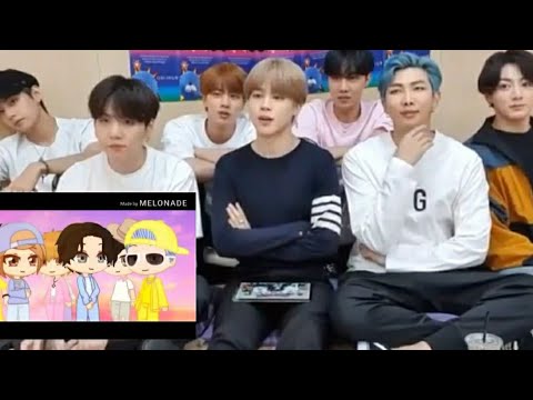 BTS Reaction to 'Dynamite MV' Gacha Club Edit by Melonade (English Sub) [Fanmade]