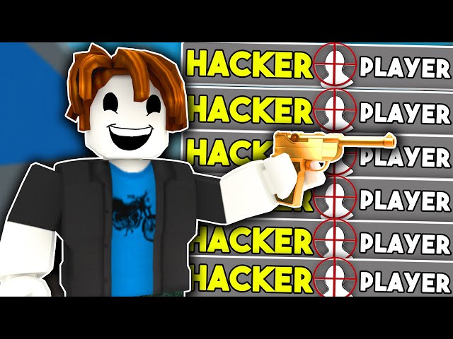 I Pretend To Use HACKS In Arsenal.. (ROBLOX) 