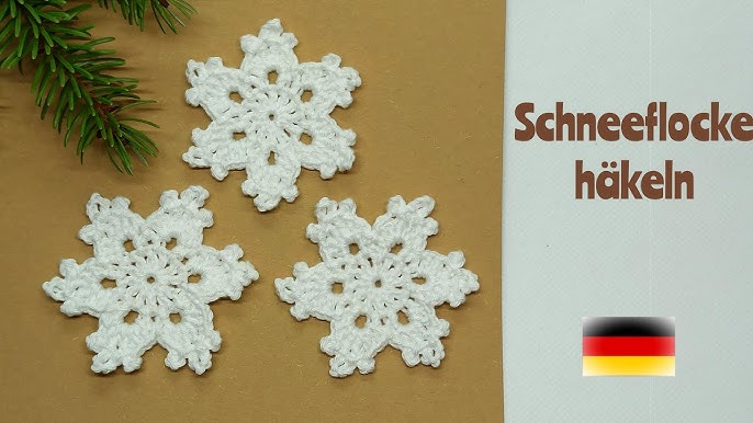 How to Crochet my Mini Snowflake - Version 2 