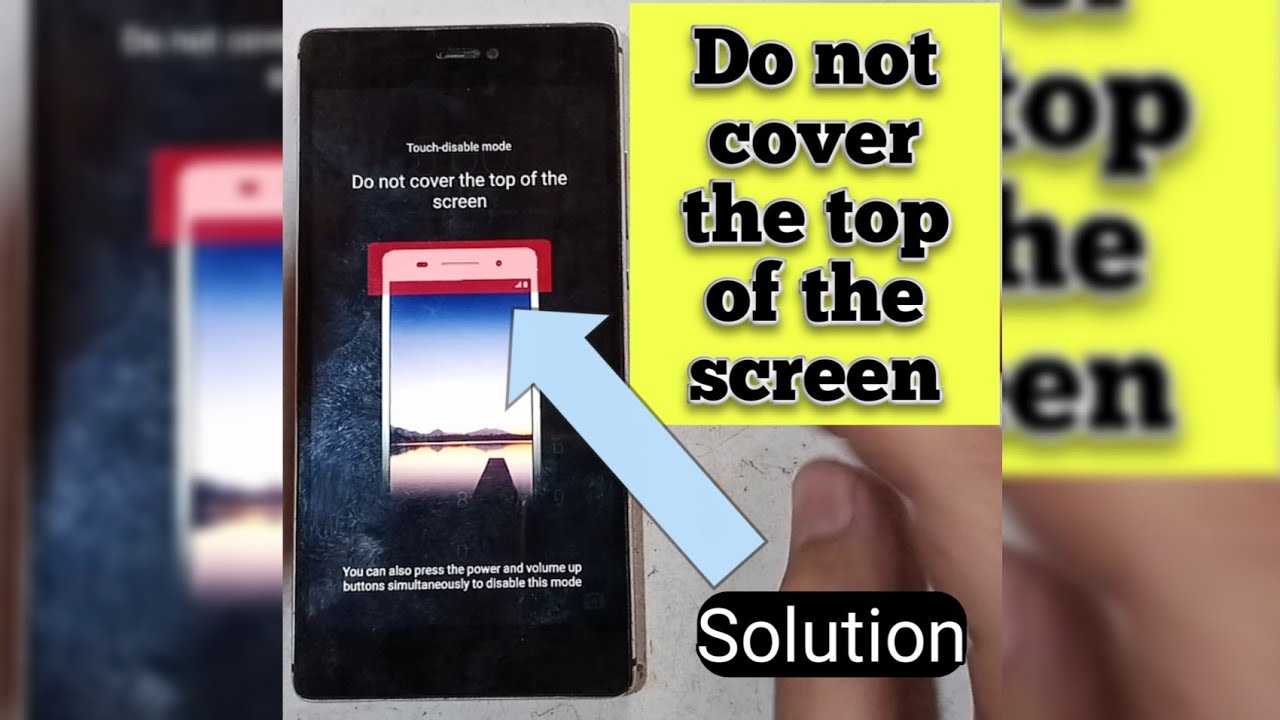 Temerity klinke at føre Huawei Do Not Cover The Top Of The Screen (Problem Solve) | How to fix  Proximity Sensor Problems - YouTube