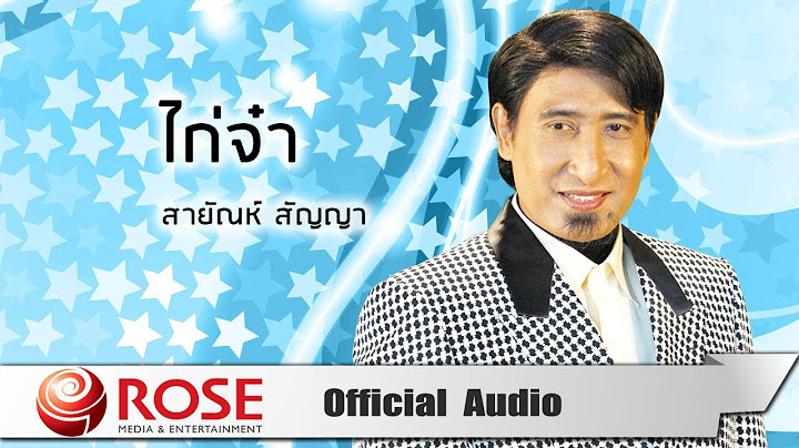 ไก่จ๋า - สายัณห์ สัญญา (Official Audio)