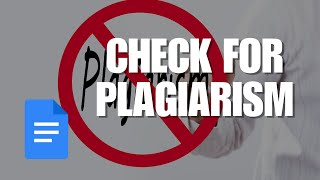 How To Check For Plagiarism On Google Docs