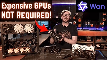 Wan 2.1 AI Multi GPU 24GB to 8GB Local AI Video Generator Testing