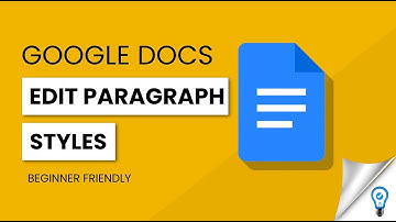 How to Modify Paragraph Styles in Google Docs