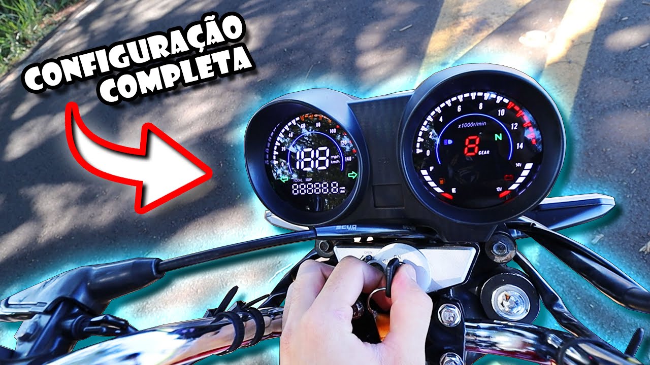 (PASSO A PASSO) - COMO CONFIGURAR O PAINEL DIGITAL DA TITAN 150...