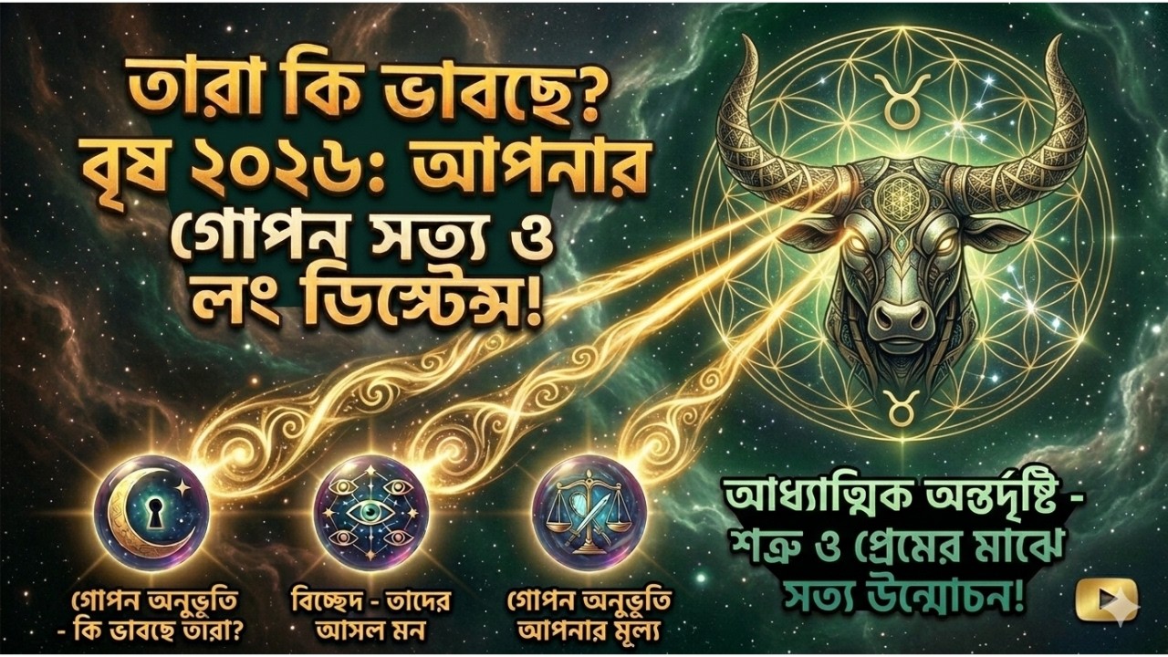 বৃষ রাশি মার্চ ২০২৬ লং ডিস্টেন্স রিলেশন, বিচ্ছেদ এবং শত্রু তারা আপনার সম্পর্কে কি ভাবছে।