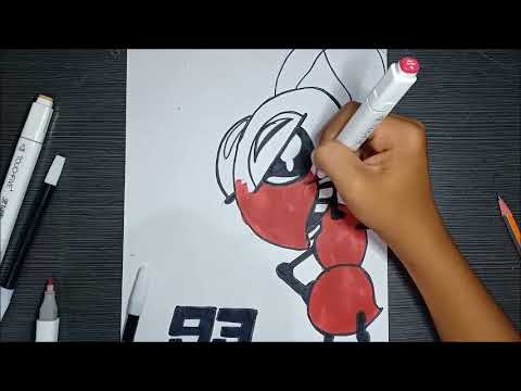 How to Draw Marc Marquez Ant Logo Vector