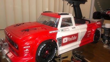 Twin motor arrma infraction parts showed up & steering installation