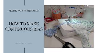 How to make continuous bias tape